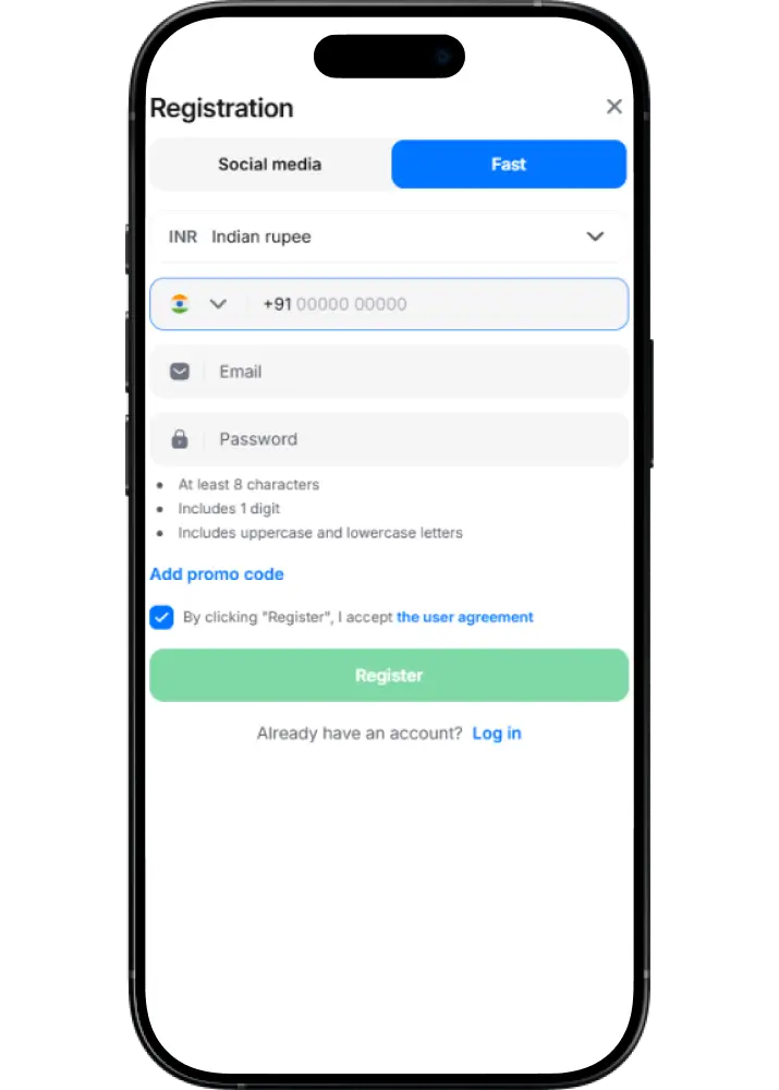 1win Registration – Sign Up & Log In via App